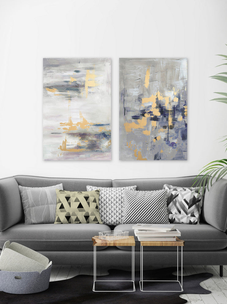 Fading Glow Diptych Canvas Print, 2-Piece Set, 48"x36"