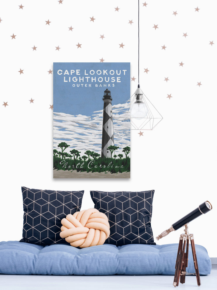 "Outer Banks" Painting Print on Wrapped Canvas, 8x12