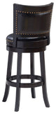 Bristol Swivel Stool, 29" Bar Height Stool, Black