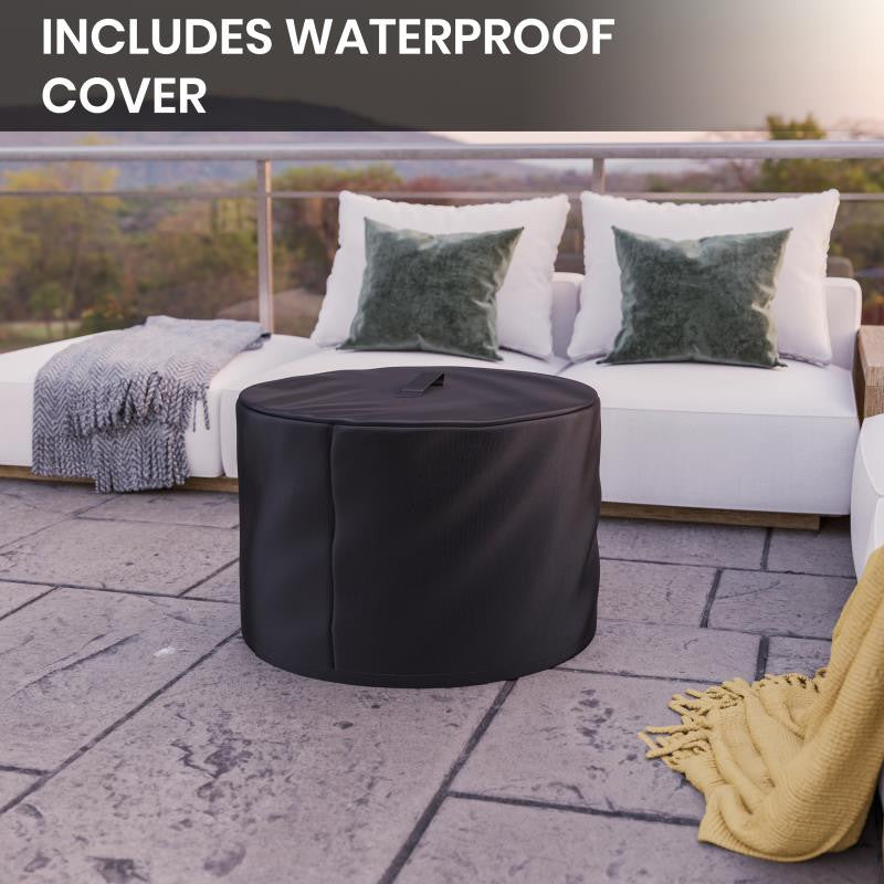 Titus Commercial Grade 27" Smokeless Outdoor Firepit, Bronze