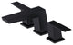 Mid-Town Two Handle Widespread Lavatory Faucet, Satin Black