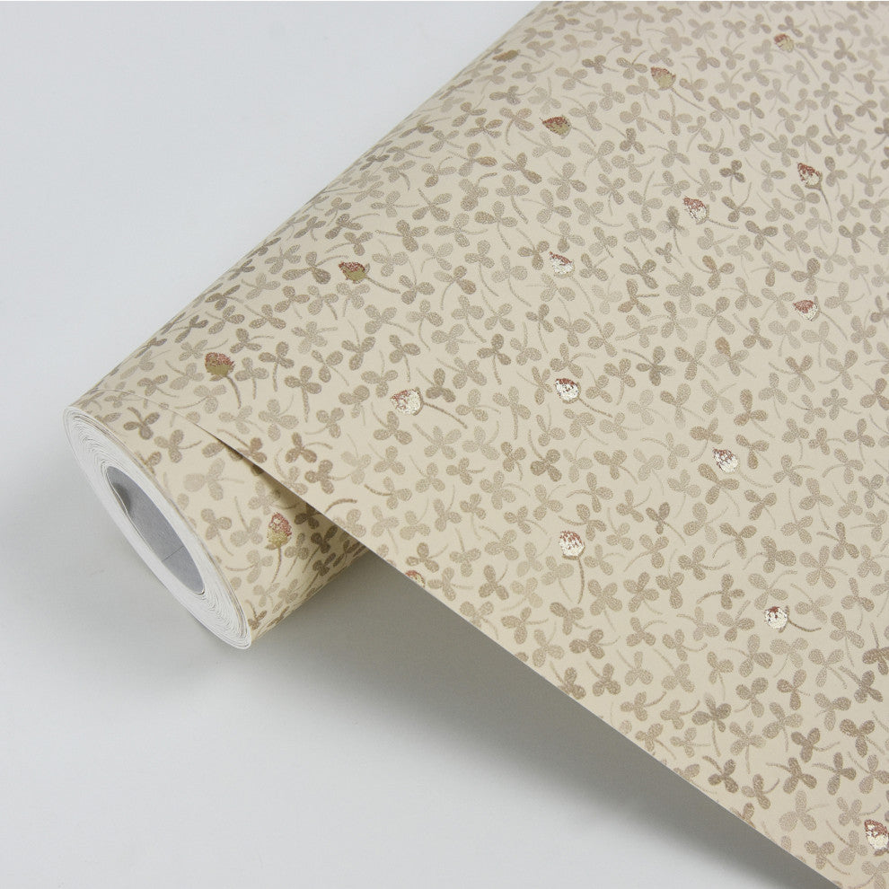 Lark Beige Botanical Wallpaper Bolt