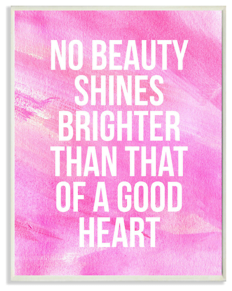 lulusimonSTUDIO No Beauty Shines Brighter Wall Plaque