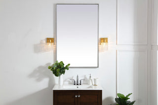 Elegant Lighting LD7006 Phineas 8" Tall Bathroom Sconce - Brass