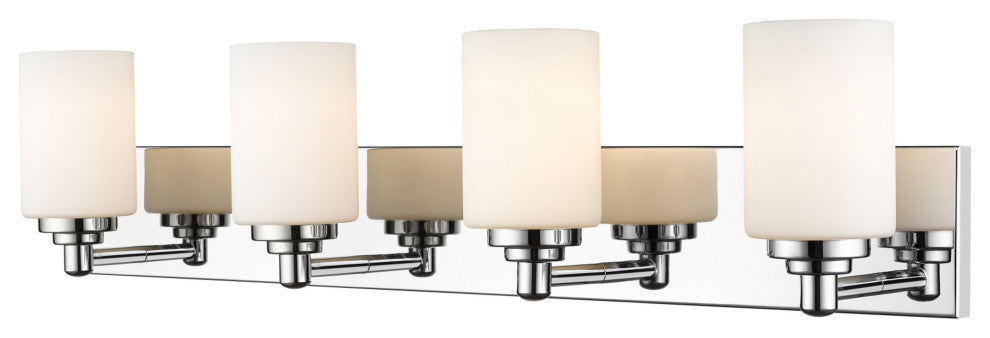 Z-Lite 485-4V Soledad 4 Light 32"W Vanity Light - Chrome