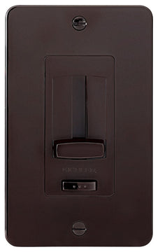 Kichler Face Plate and Trim for 4DD/6DD LED Driver and Dimmer, Brown