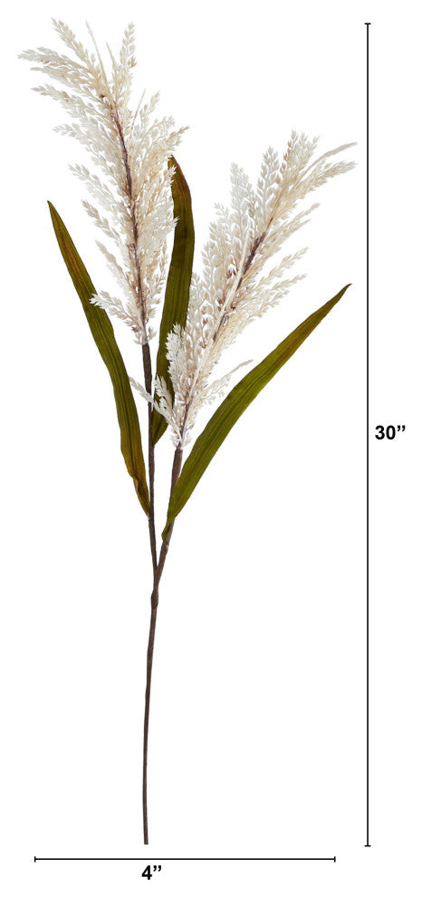 30" Sorghum Harvest Artificial Flower, Set of 12