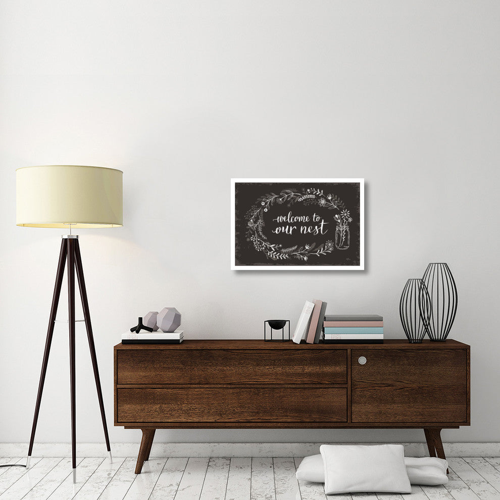 "Our Nest I Black" Digital Paper Print by Janelle Penner, 32"x22"
