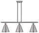 Innovations Lighting 516-3I-SN-MBC-8-SN-LED 3 Light 36" Island Light
