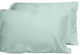 Premium 100% Organic Bamboo Fiber 2-Piece Pillowcase Set, Seaglass, Queen Pillowcases