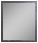 Eviva Reflection 24" Wenge Full Framed Bathroom Wall Mirror