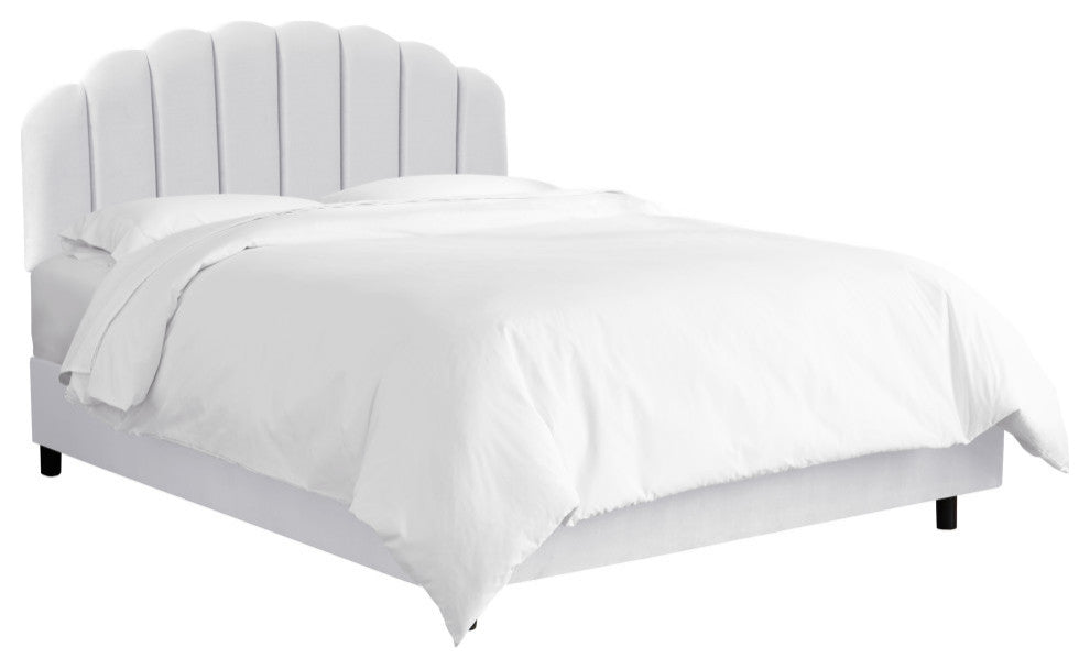 Full Bed, Velvet White