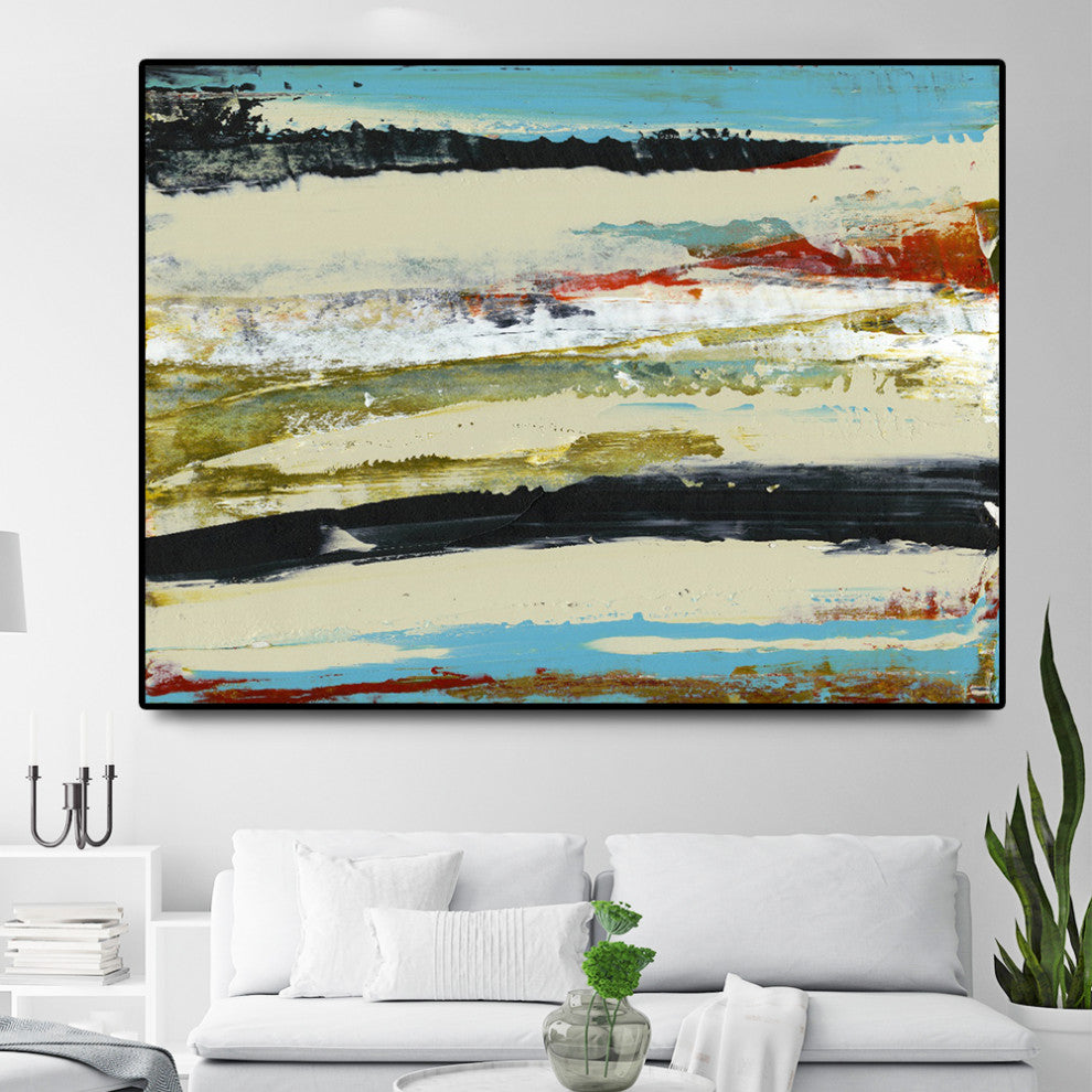 "Deconstructed View I" Oversized Framed Canvas, 40" x 60"