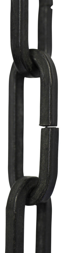 Iron Standard Link Chandelier Chain, 2 Sizes, Oil Bronzed Black, U32