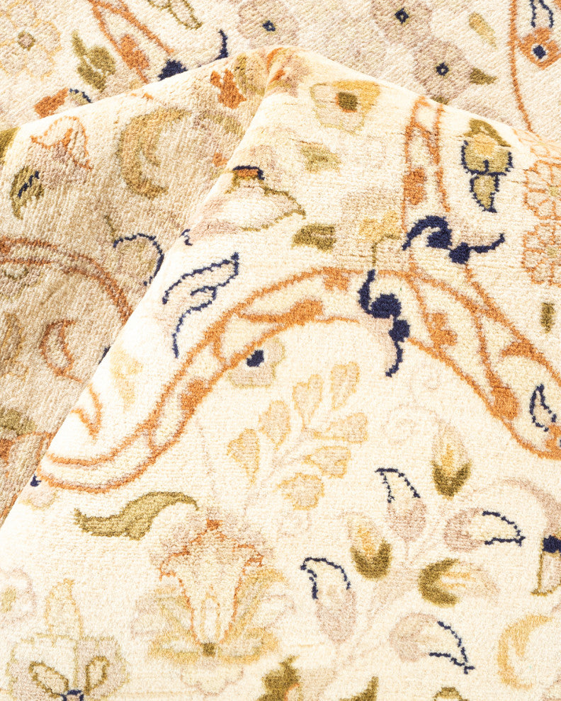Mogul, One-of-a-Kind Hand-Knotted Area Rug Ivory, 9'3"x12'5"