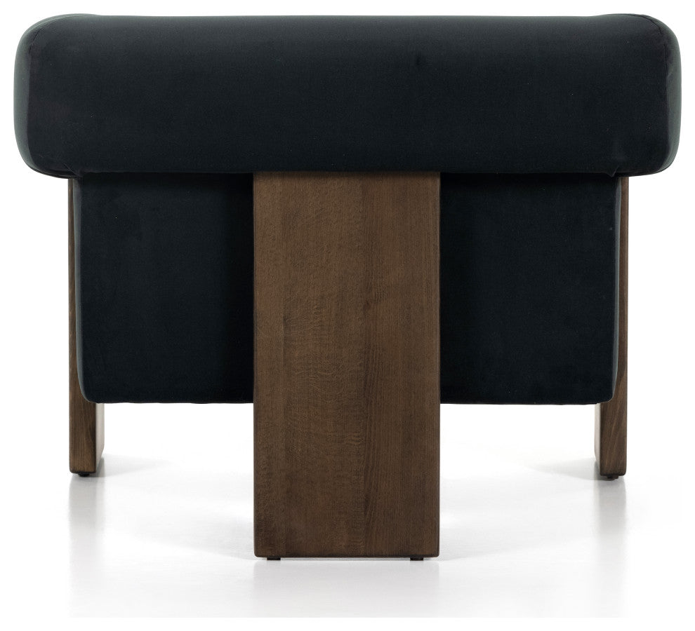 Cairo Chair-Modern Velvet Smoke