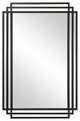 Uttermost Amherst Black Iron Mirror 09768