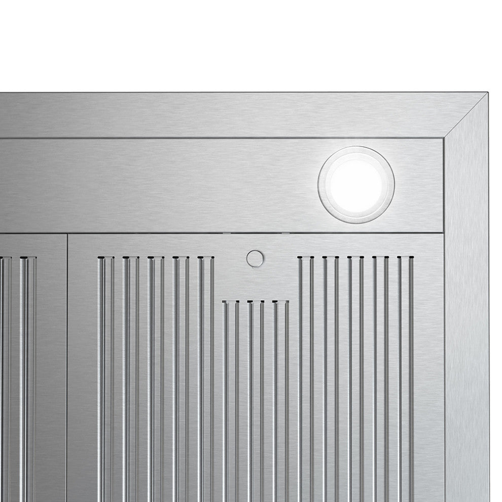 Streamline 30" Francesco Ducted Wall Mount Range Hood, Stainless Steel