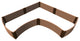 Classic Sienna 'Ok Corral' - 8' X 8' X 16.5" Raised Garden Bed - 1" Profile