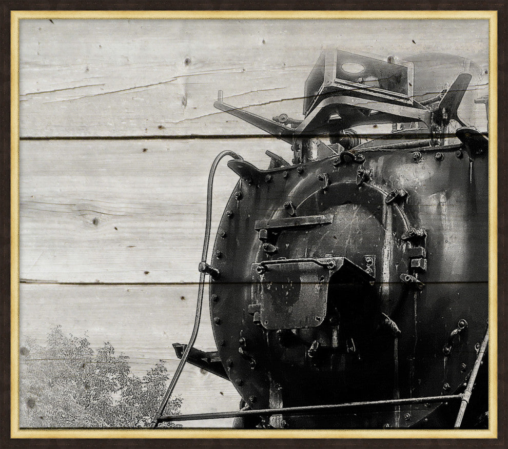Rustic Train Quad 1A, Giclee Reproduction Artwork