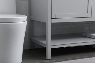 60" Single Bathroom Vanity, Grey