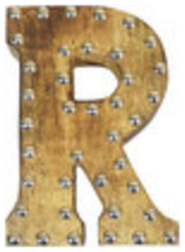Handmade Eco-Friendly Wall Decor Alphabet Letter Block, 1.3x7.8x4