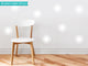 Starburst Fabric Wall Decals, Set of 8, White