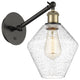 Innovations 317-1W-BAB-G654-8 1-Light Sconce, Black Antique Brass