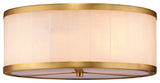 Upsala Alabaster Flush Mount Ceiling Light, Large