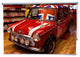 "Mini Cooper" Artwork, 3' Shade, Fabric, Left
