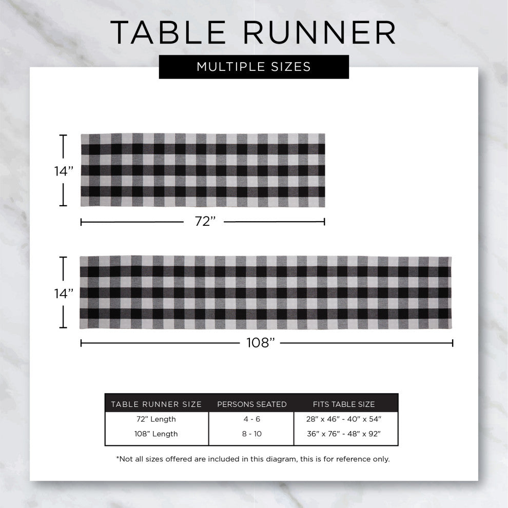 Shamrock Woven Check Table Runner 14x108"