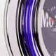 Modelo Retro Round Neon Wall Analog Clock with Pull Chain - 14.5"