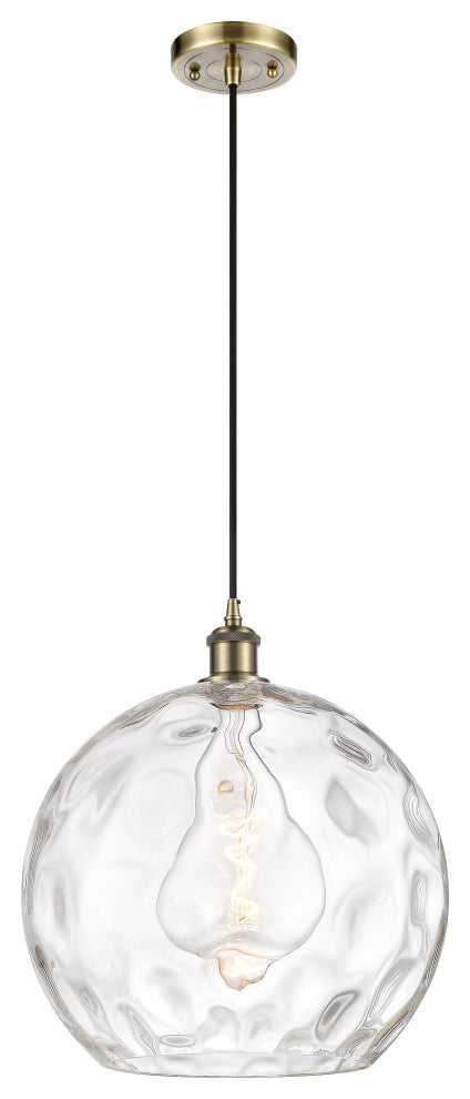 Innovations 516-1P-AB-G1215-14 1 Light Pendant, Antique Brass