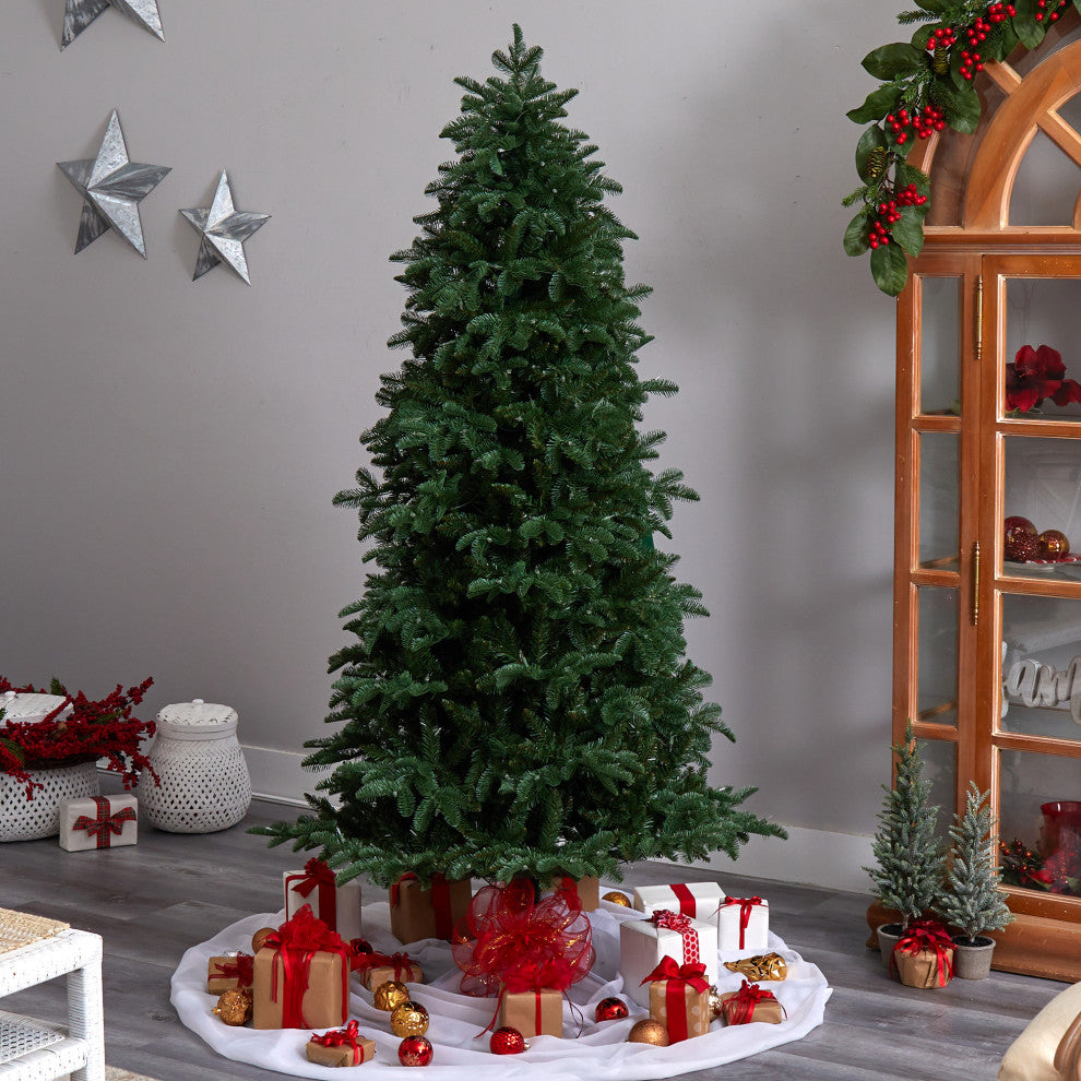 T3346 7 South Carolina Fir Artificial Christmas Tree With 550 Clear Lights