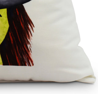 Witches Hat 26" Cream Halloween Print Decorative Throw Pillow