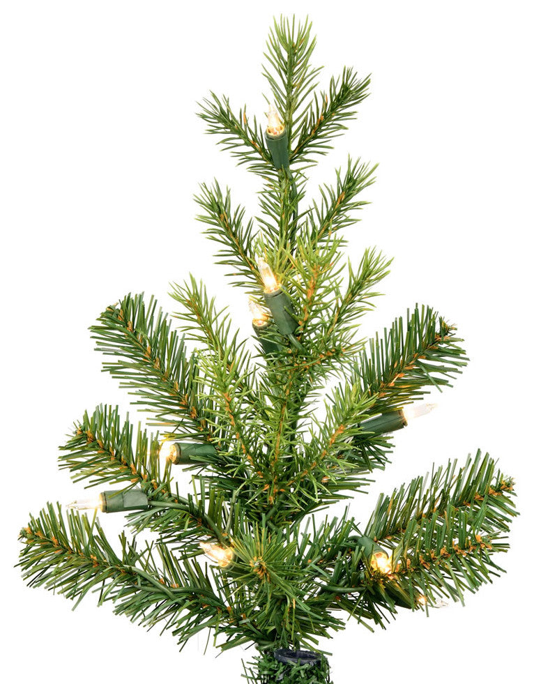 Moutauk Pencil Pine Artificial Christmas Tree , Clear, 12'' x 54"