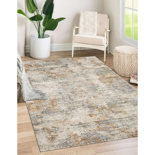 Impressions Abstract Area Rug - Blue, 7'10"