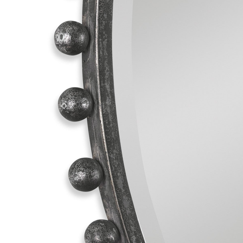 Uttermost Taza Round Iron Mirror 09691