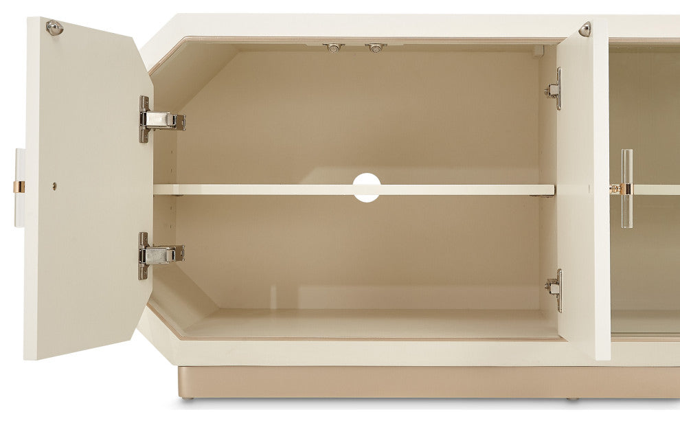 La Rachelle Media Cabinet - Medium Champagne