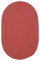 Colonial Mills Boca Raton BR78 Terracotta Indoor/Outdoor Area Rug, Oval 2'x10'