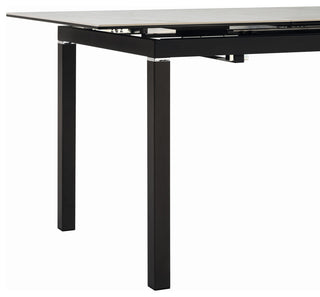 Giana Extendable Dining Table, Stone and Metal
