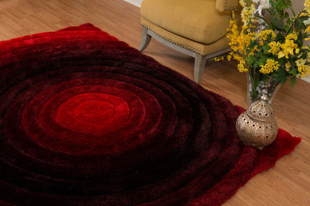 United Weavers Finesse Cyclic Burnt Red Area Rug 5'3x7'2