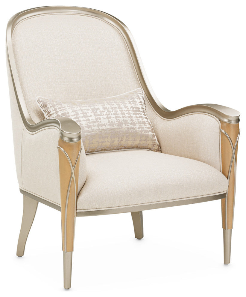 Villa Cherie Accent Chair - Pearl/Caramel