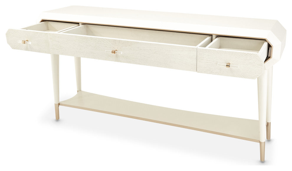 La Rachelle Console Table - Medium Champagne