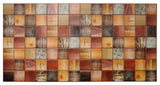 Multicolor Timber 3D Wall Panels, Set of 5, Covers 25.6 Sq Ft