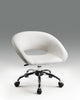 Contemporary PU Computer Chair, White