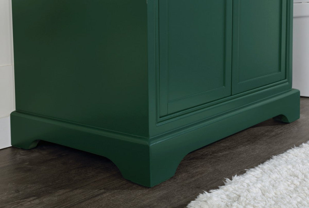 Amber Single Bathroom Vanity, Blue, Green, 30"