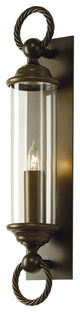Cavo Large Outdoor Wall Sconce, Coastal Bronze Finish, Clear Glass