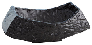 Tree Texture Bowl, Matte Black