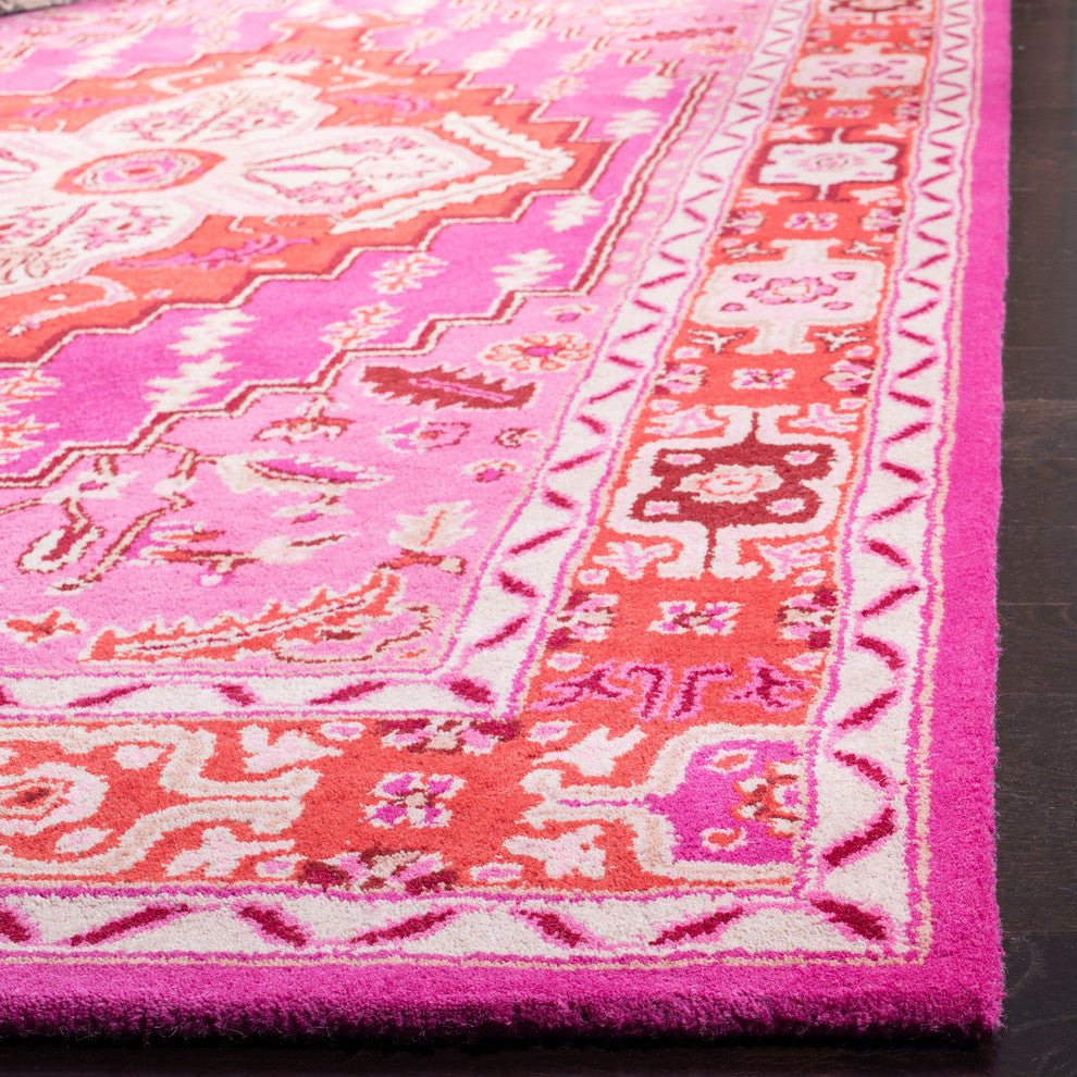 Safavieh Bellagio Collection BLG545 Rug, Red/Pink, 5'x8'